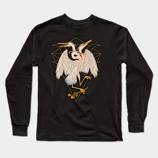 Triple Heron Long Sleeve T-Shirt